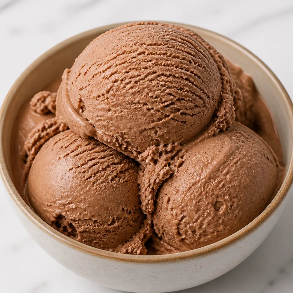 Chocolate Ice Cream — serving inspiration