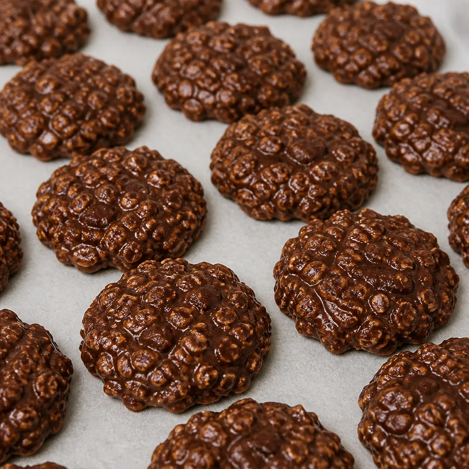 Chocolate No Bake Cookies — serving inspiration