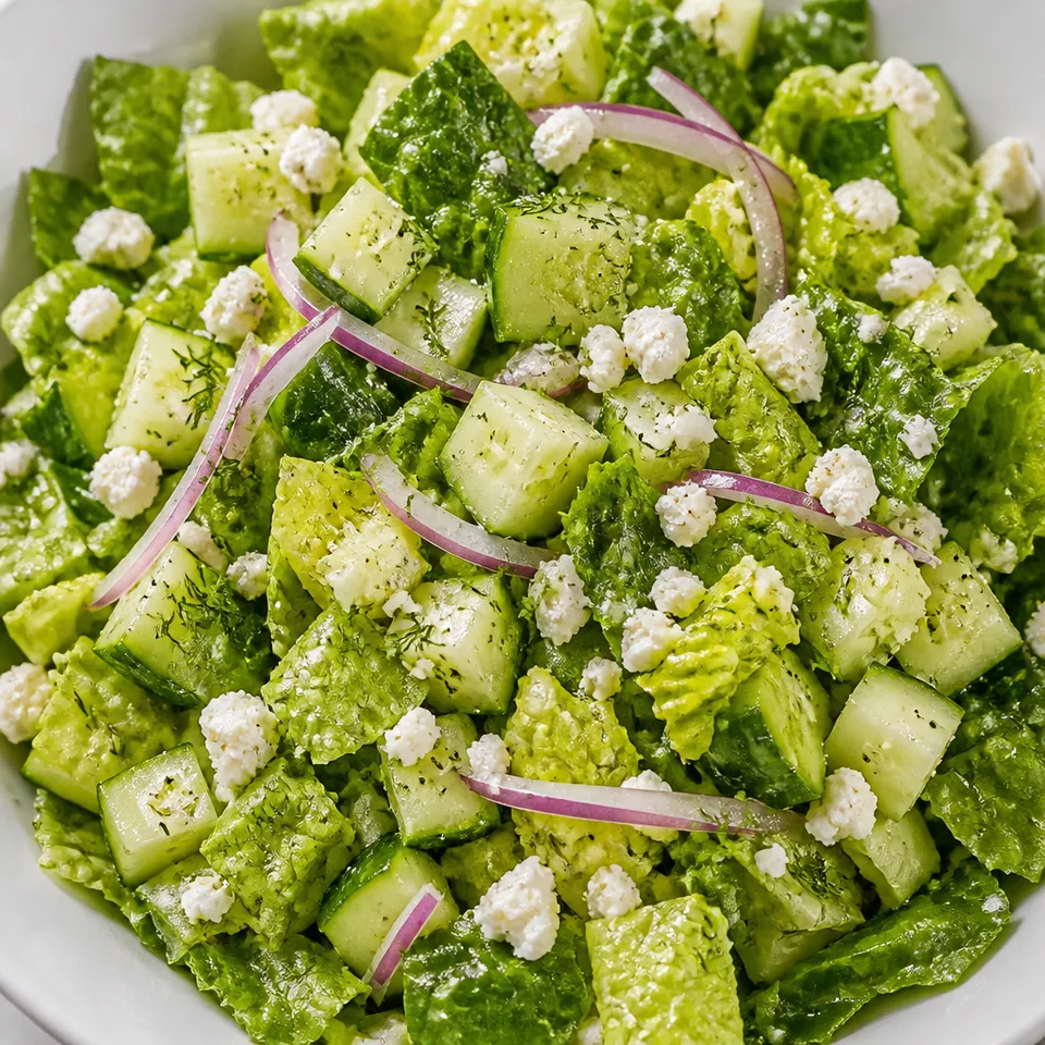 Chopped Feta Salad — serving inspiration