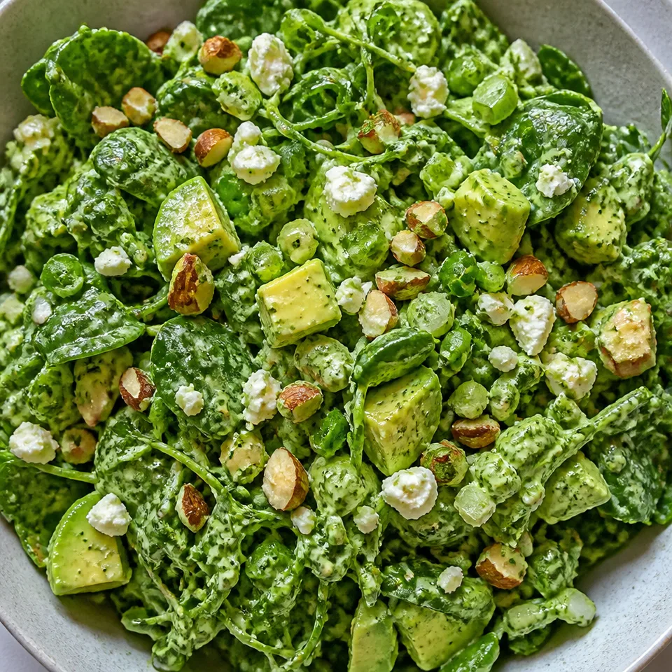 Chopped Green Goddess Salad — serving inspiration