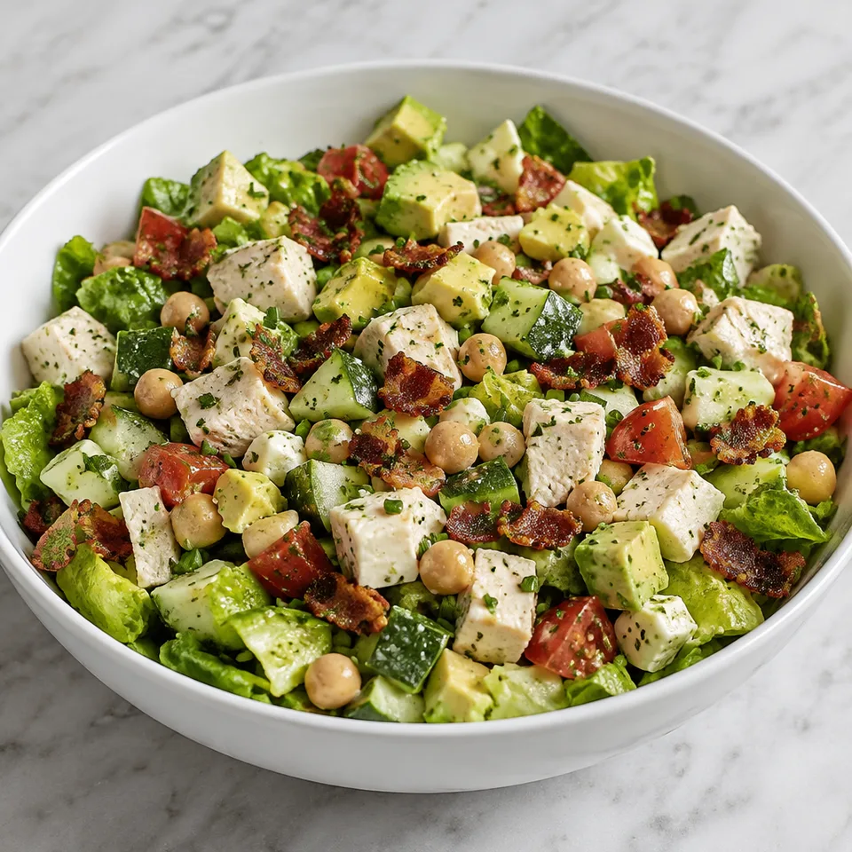 Chopped Salad with Chicken — serving inspiration