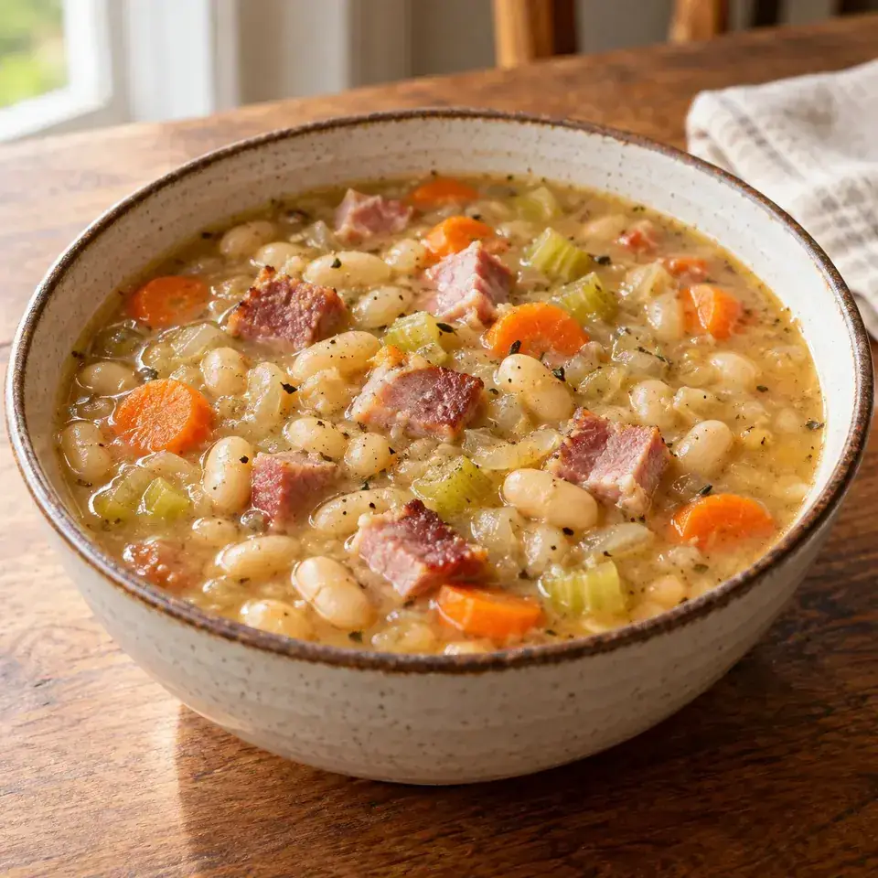 Chunky Ham and Bean Soup — serving inspiration