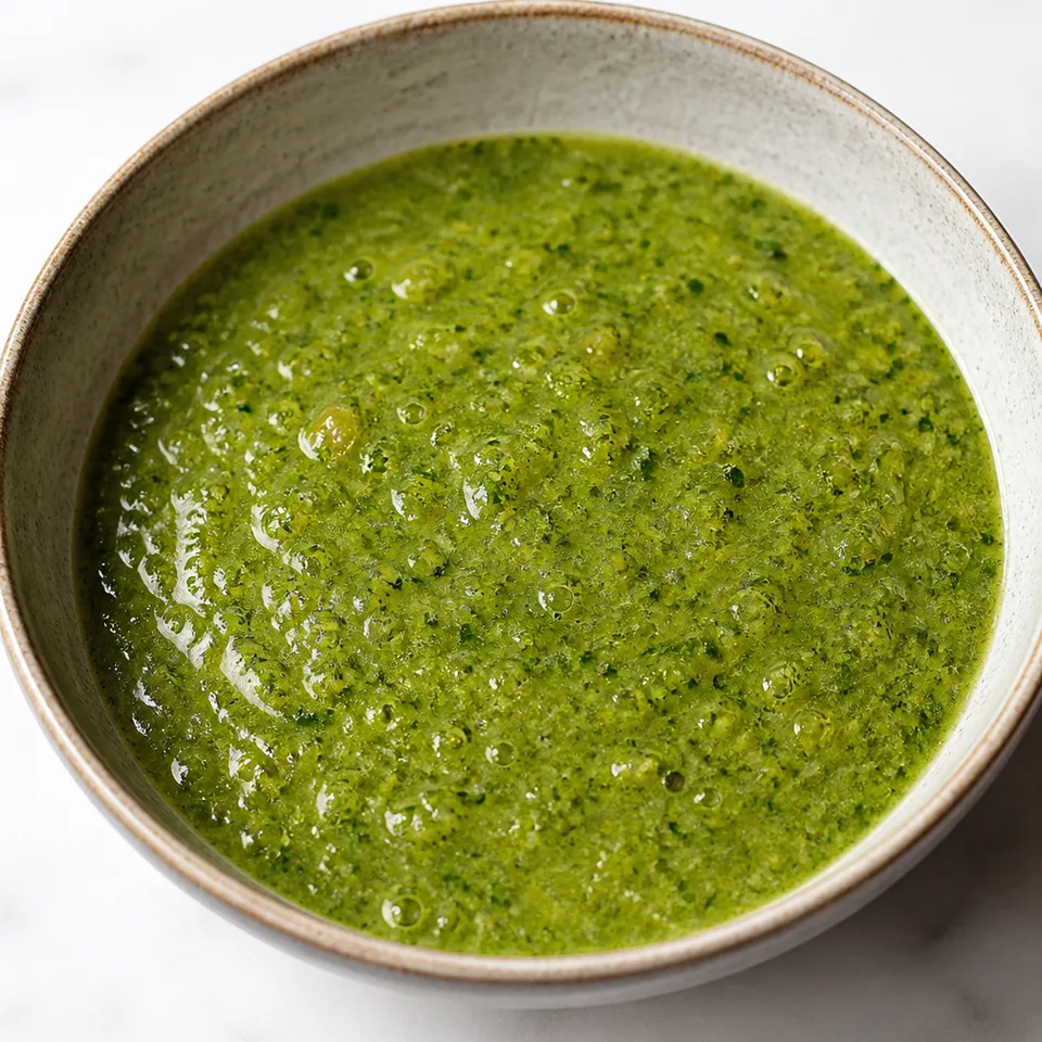 Cilantro and Green Chili Dressing — serving inspiration