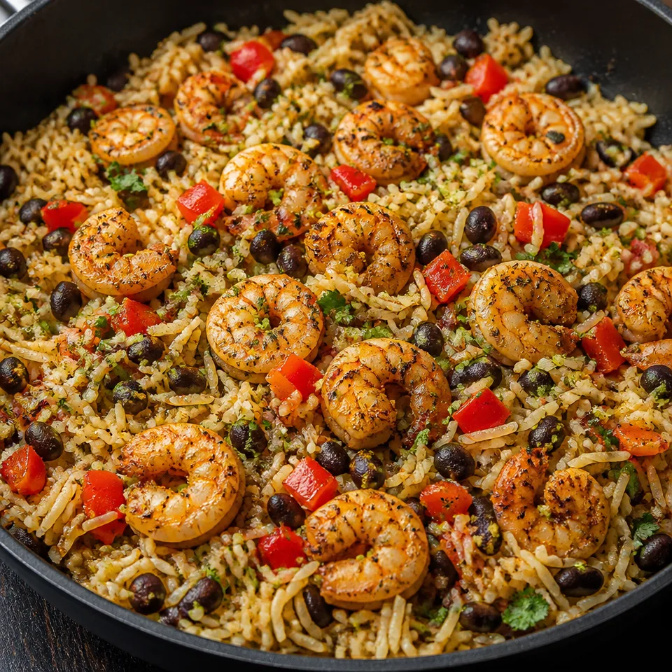 Cilantro Lime Shrimp and Rice — serving inspiration