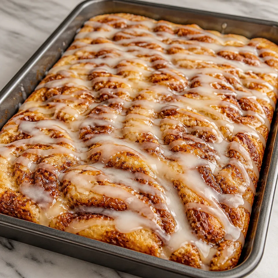 Cinnamon Roll Cake — serving inspiration