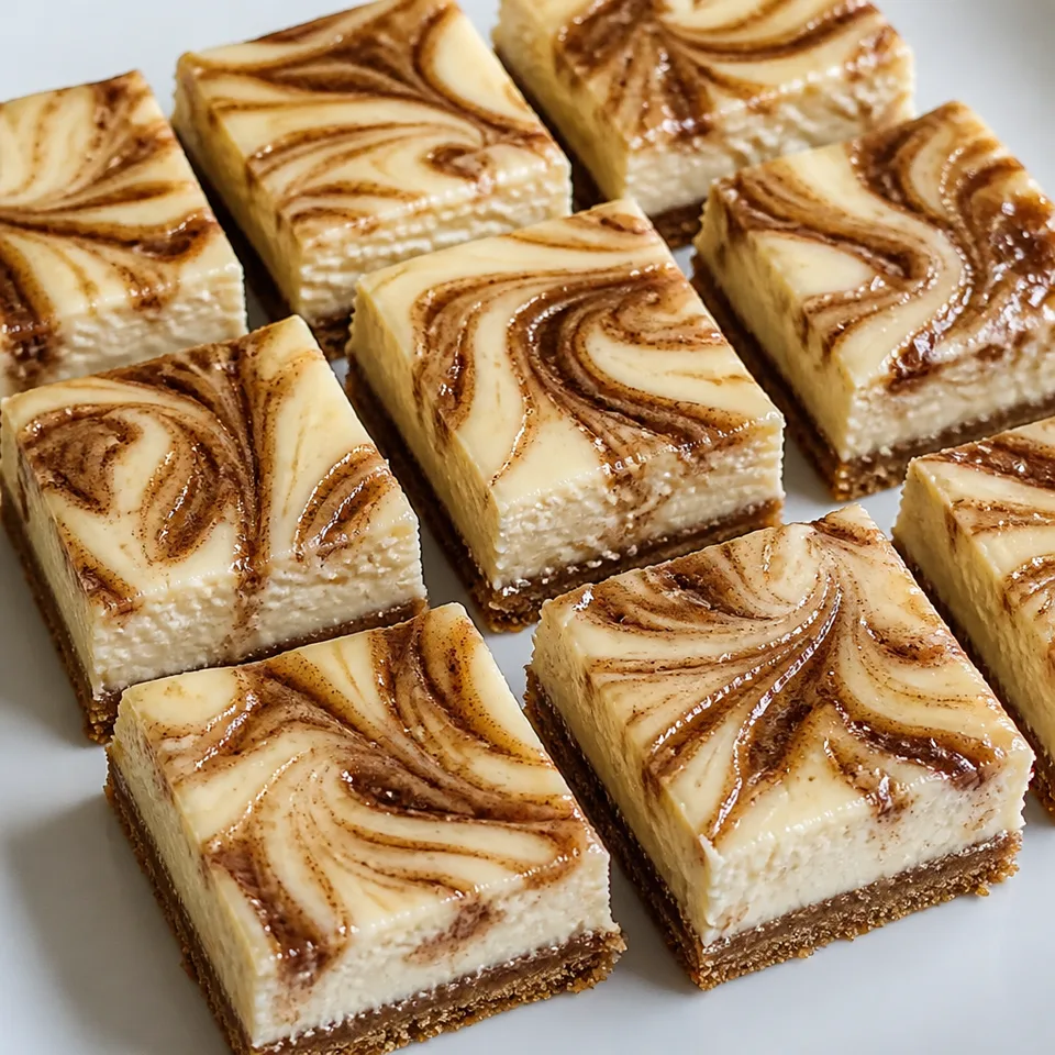 Cinnamon Roll Cheesecake Bars — serving inspiration