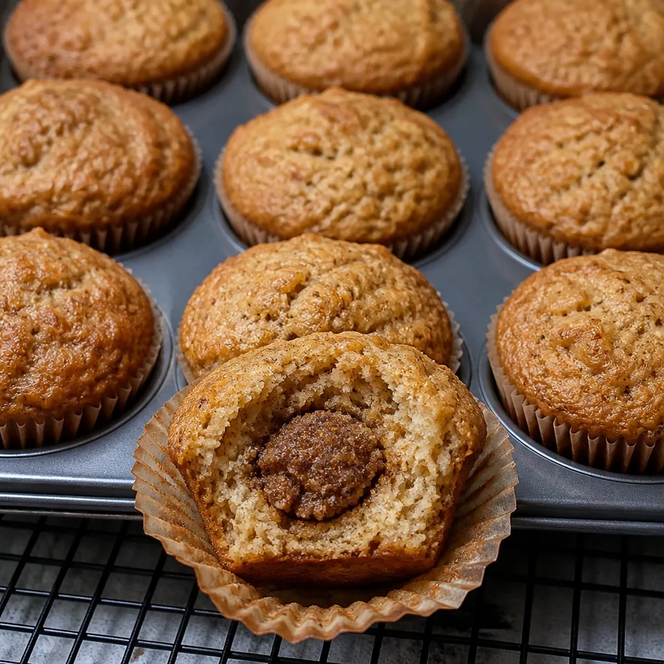 Cinnamon Stuffed Apple Muffins — serving inspiration