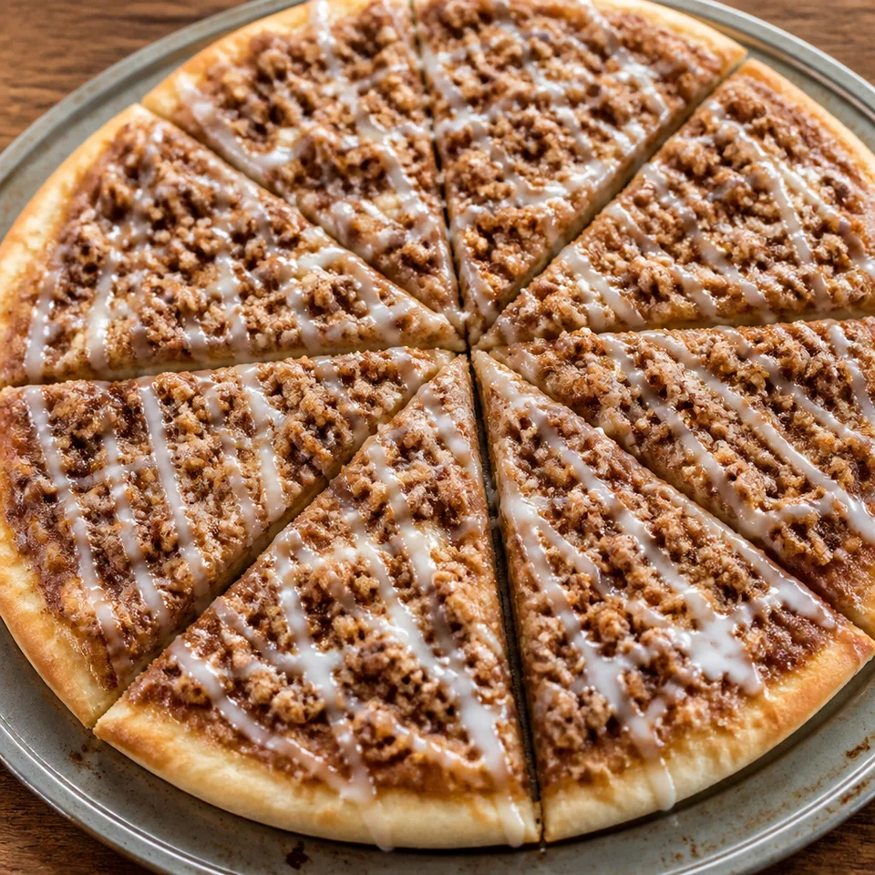 Cinnamon Sugar Pizza — serving inspiration