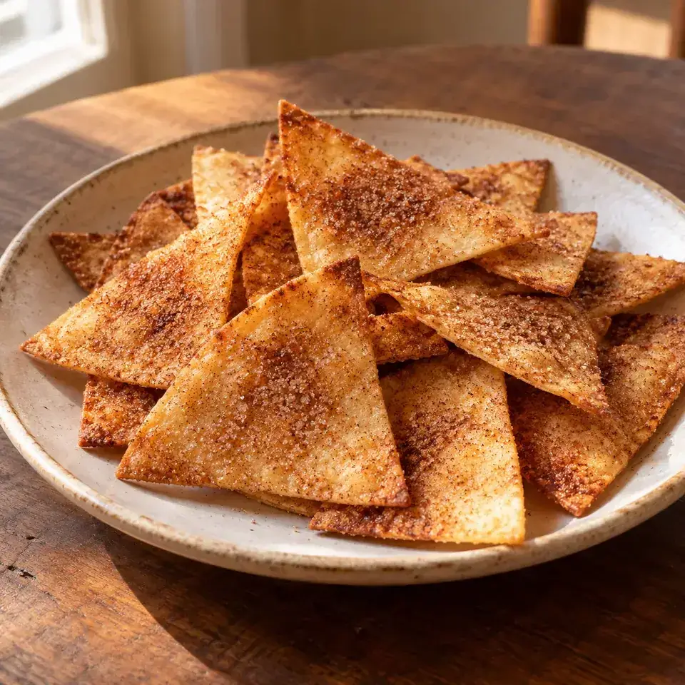 Cinnamon Sugar Tortilla Crisps — serving inspiration