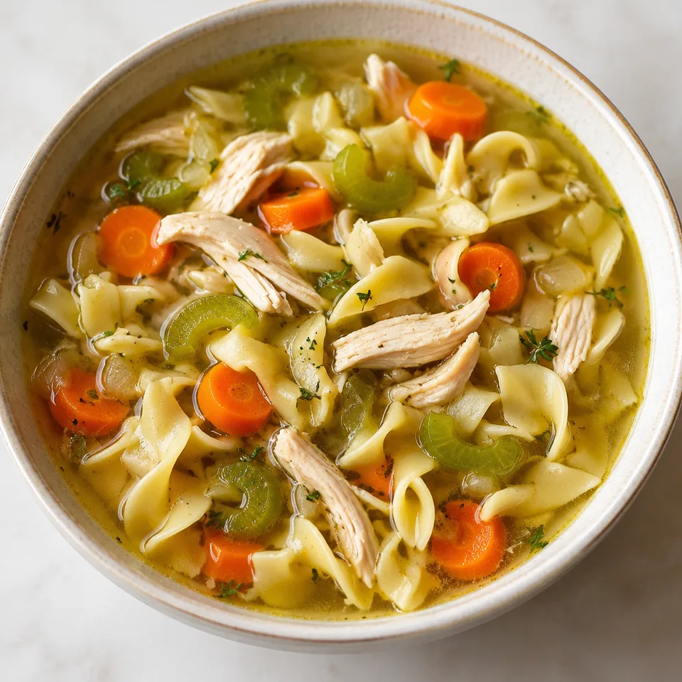 Classic Chicken Noodle Soup Recipe — serving inspiration