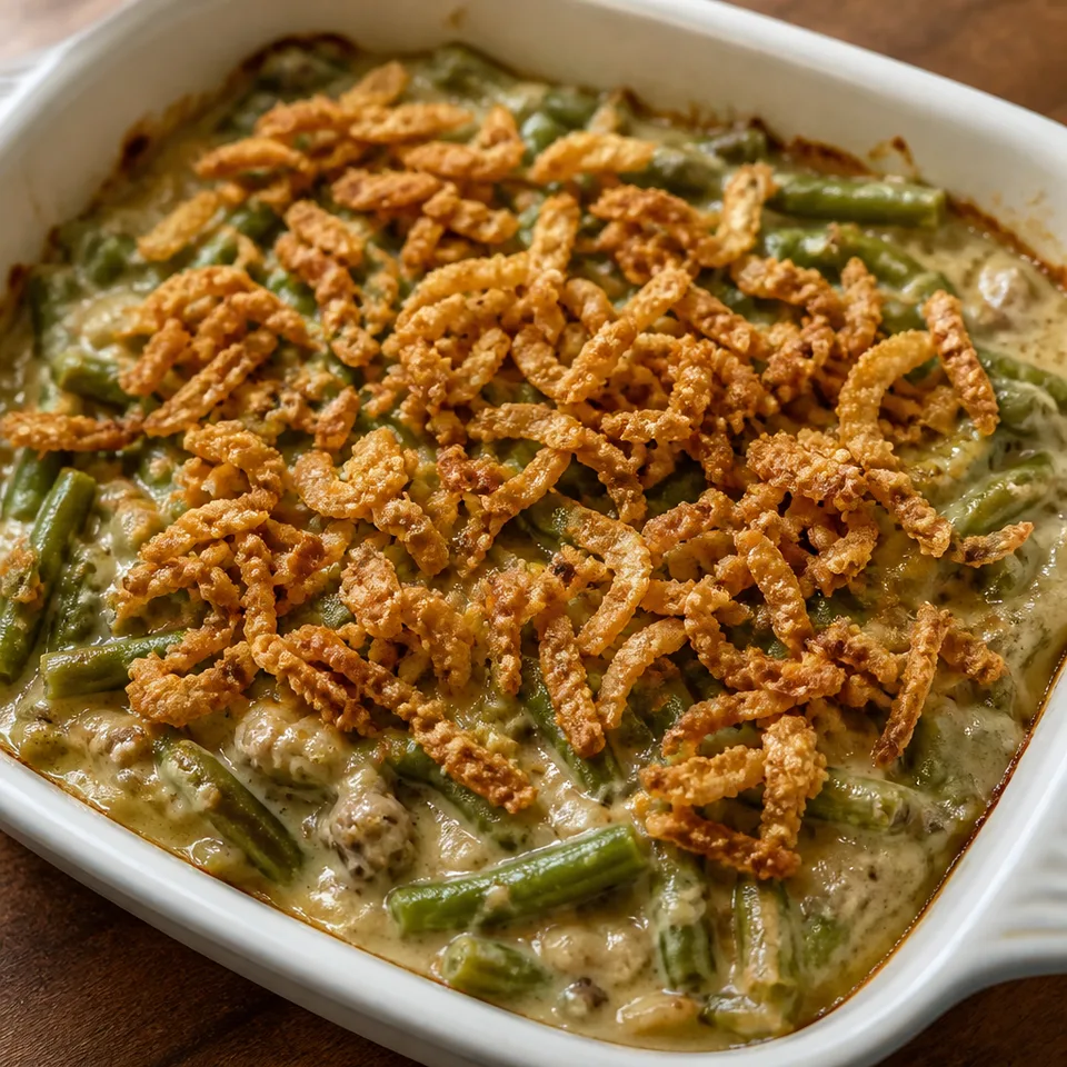Classic Green Bean Casserole — serving inspiration