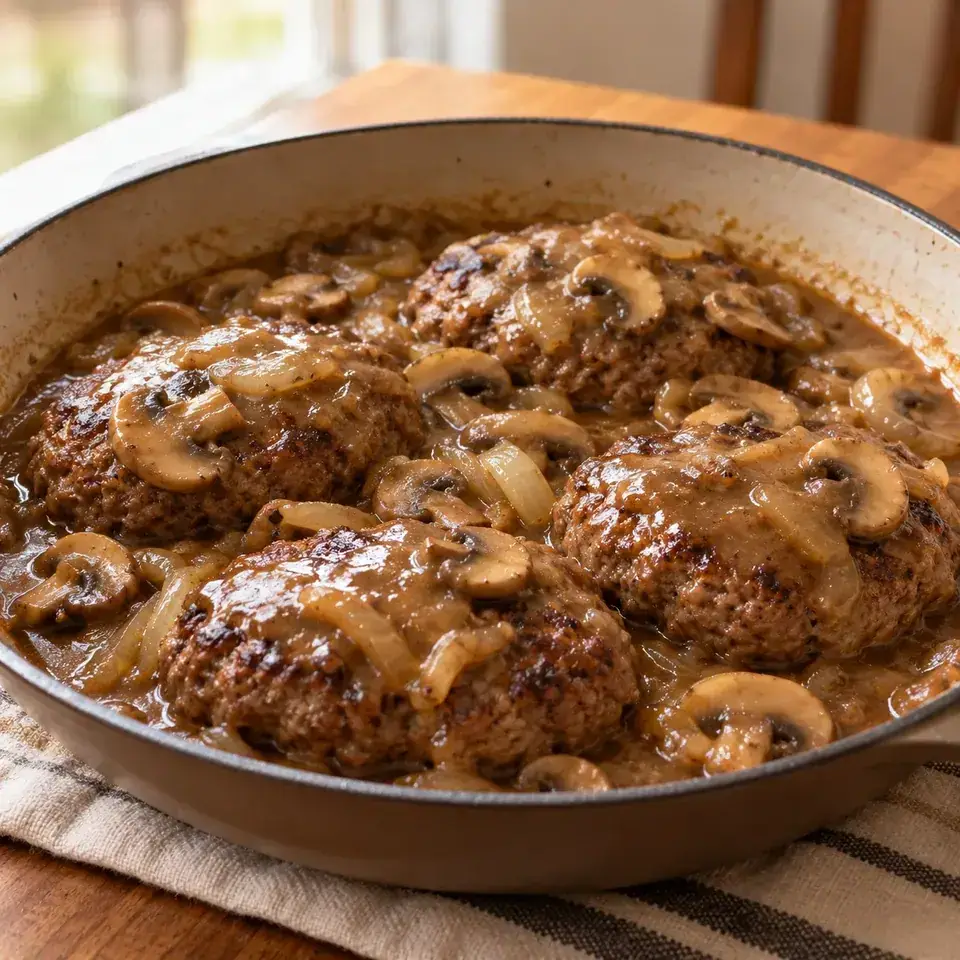 Classic Salisbury Steak — serving inspiration