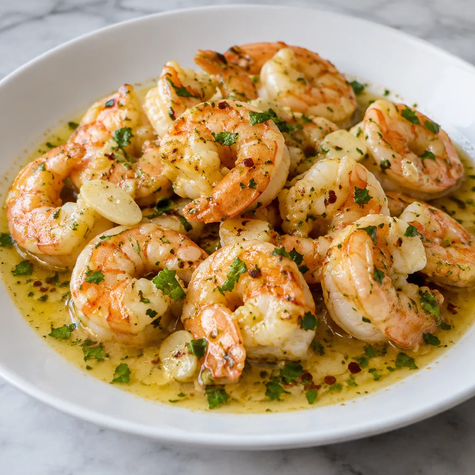 Classic Shrimp Scampi — serving inspiration