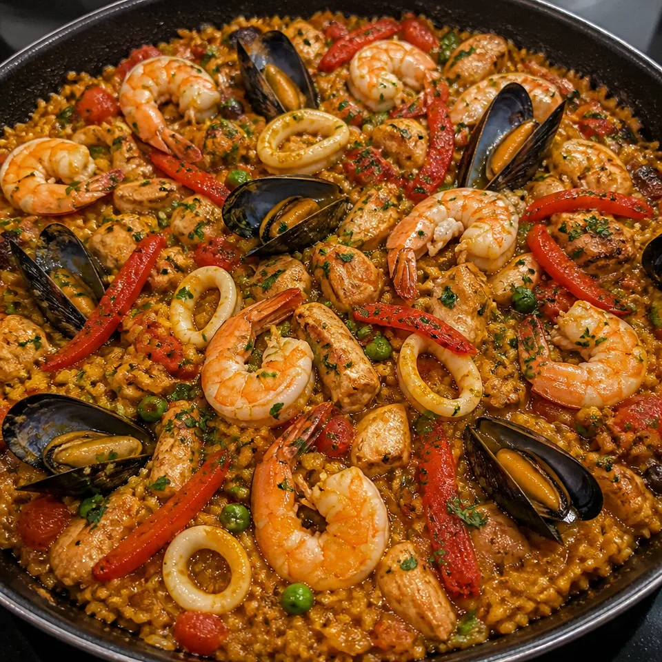 Classic Spanish Paella — serving inspiration