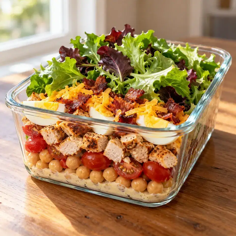 Cobb Salad Meal Prep — serving inspiration