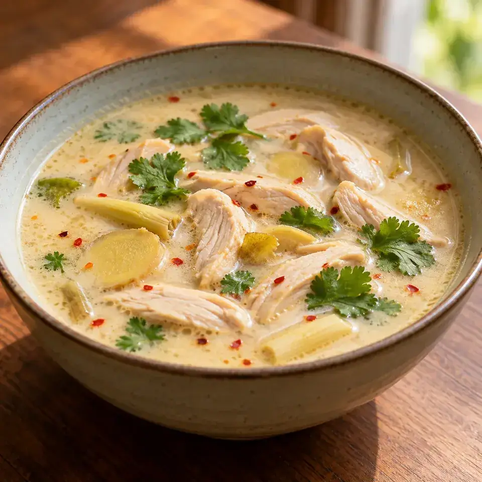 Coconut Chicken Soup — serving inspiration