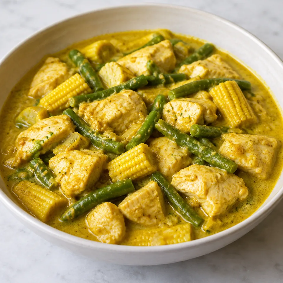 Coconut Ginger Chicken and Vegetables — serving inspiration