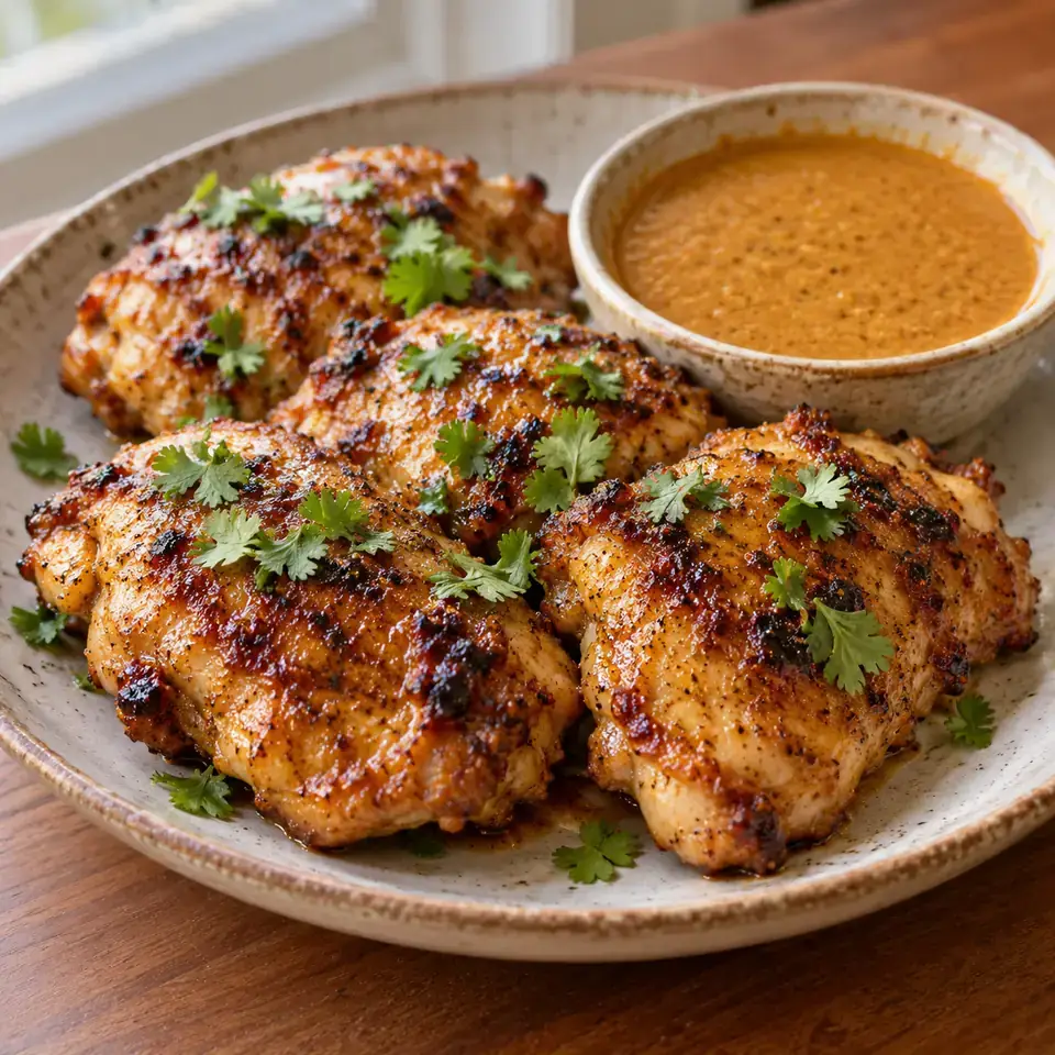 Coconut Marinated Chicken (Grill or Stove) — serving inspiration