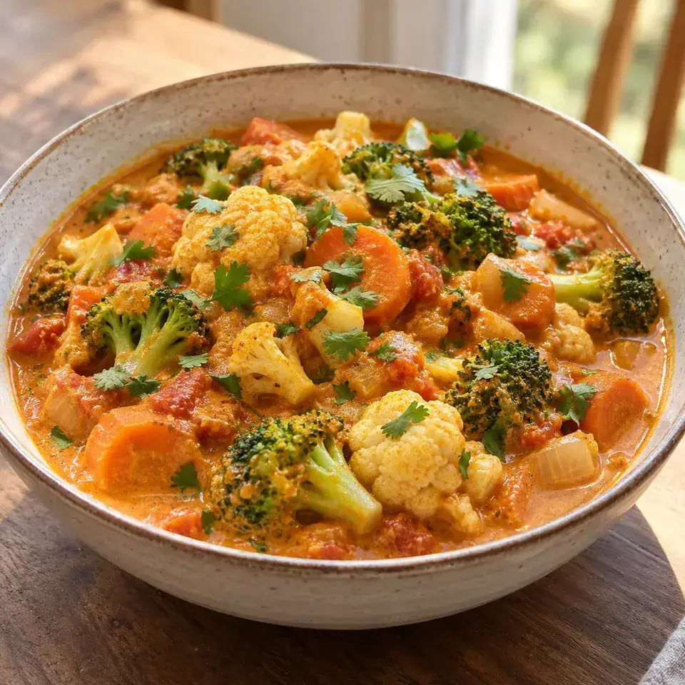 Coconut Vegetable Curry — serving inspiration
