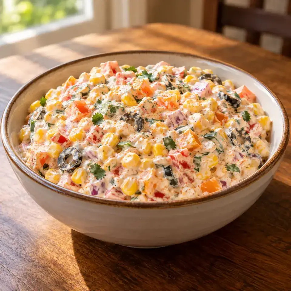 Confetti Corn Dip — serving inspiration