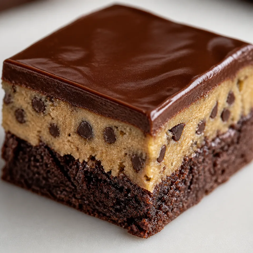 Cookie Dough Brownies — serving inspiration