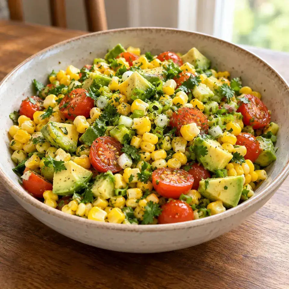 Corn Salad with Avocado — serving inspiration