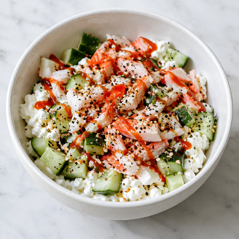 Cottage Cheese Crab Bowl — serving inspiration