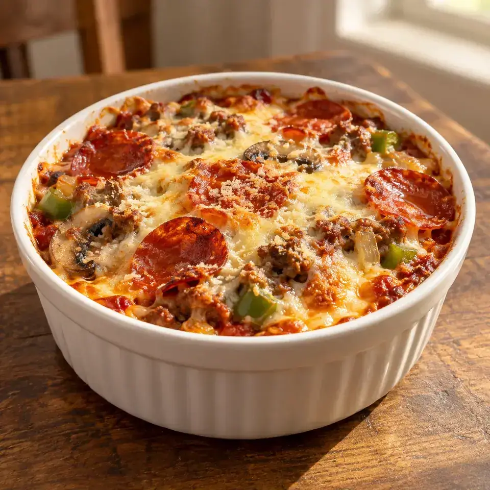 Cottage Cheese Pizza Bowl — serving inspiration