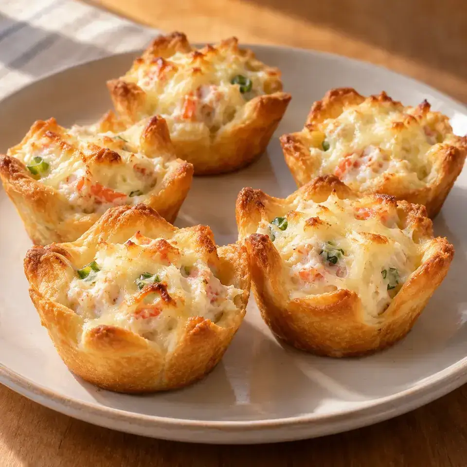 Crab Rangoon Crescent Cups — serving inspiration