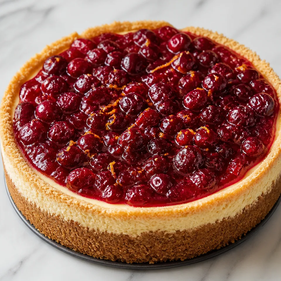 Cranberry Cheesecake — serving inspiration