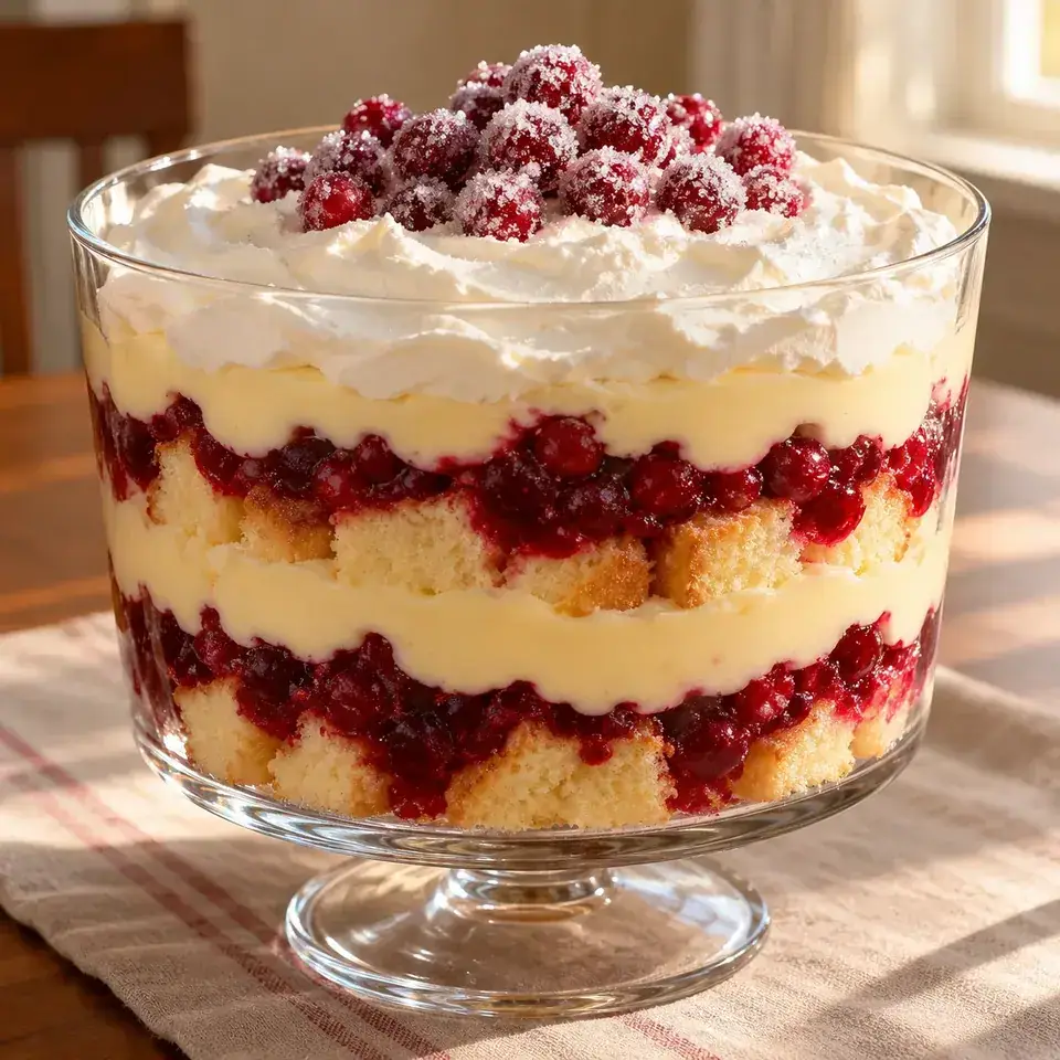 Cranberry Trifle Recipe — serving inspiration