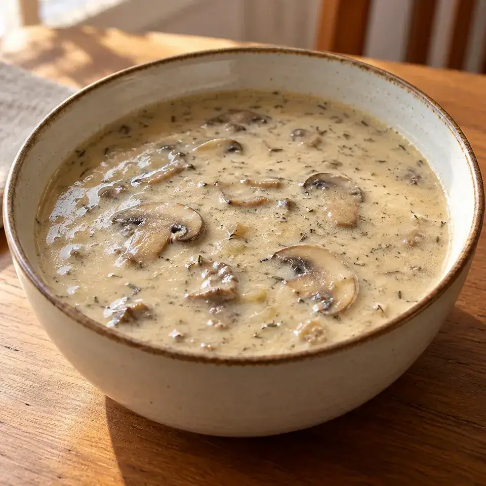 Cream of Mushroom Soup — serving inspiration