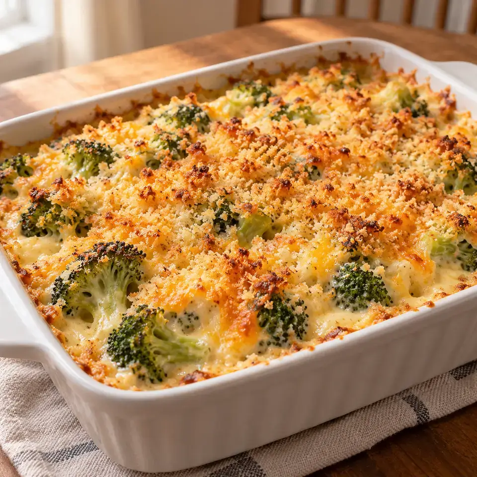 Creamy Broccoli Casserole — serving inspiration