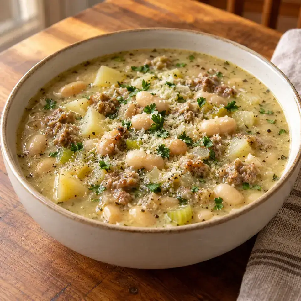 Creamy Cannellini Soup — serving inspiration