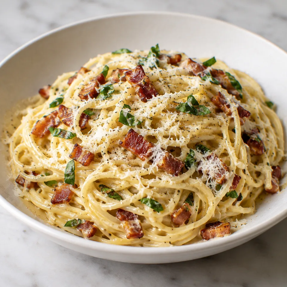 Creamy Carbonara — serving inspiration