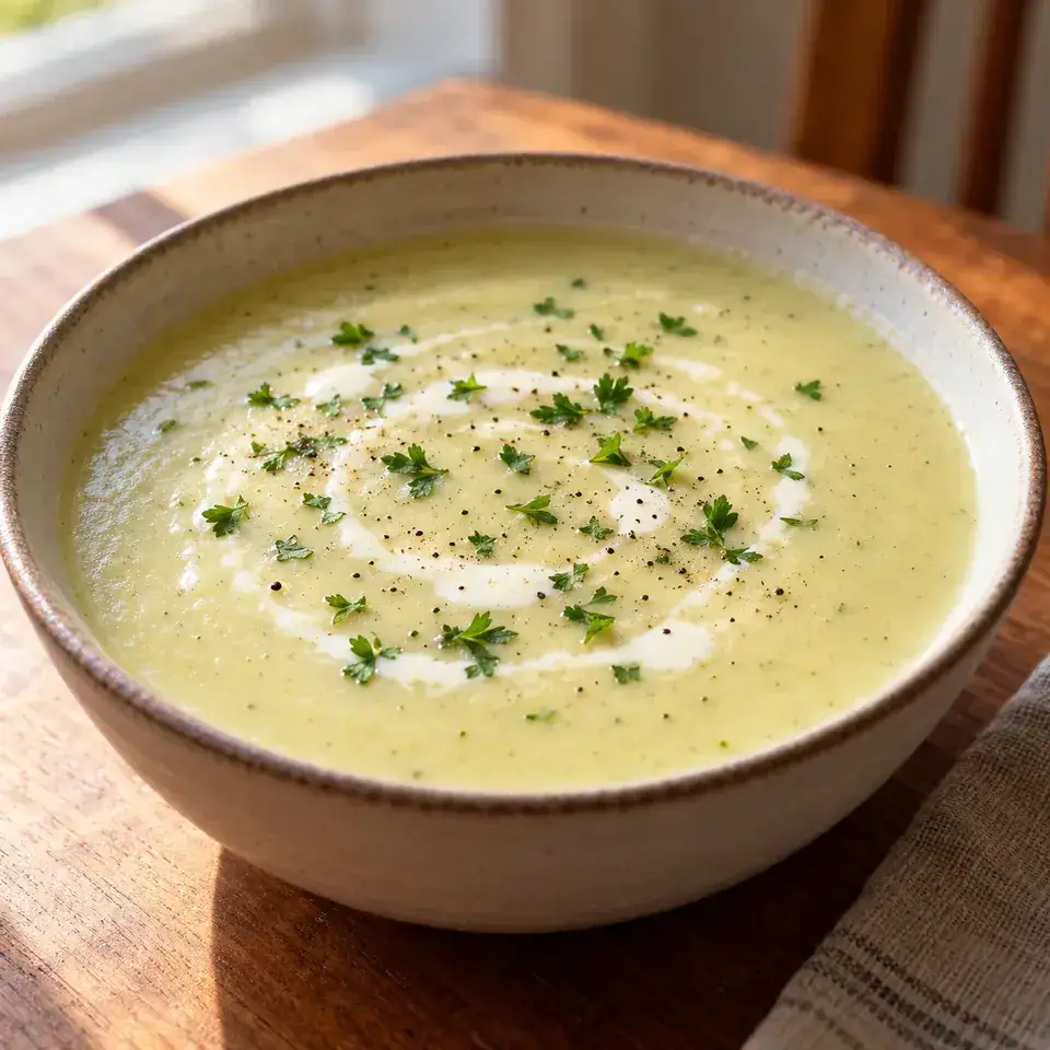 Creamy Celery Soup — serving inspiration
