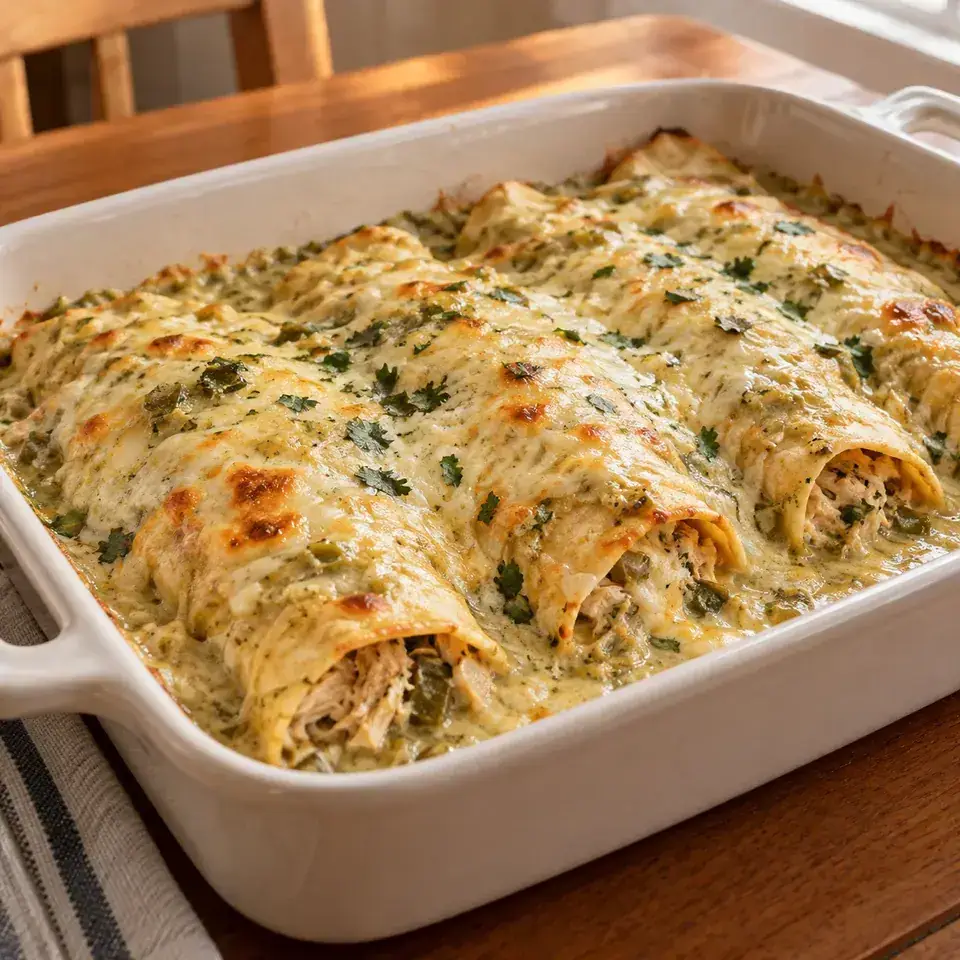 Creamy Chicken Enchiladas — serving inspiration