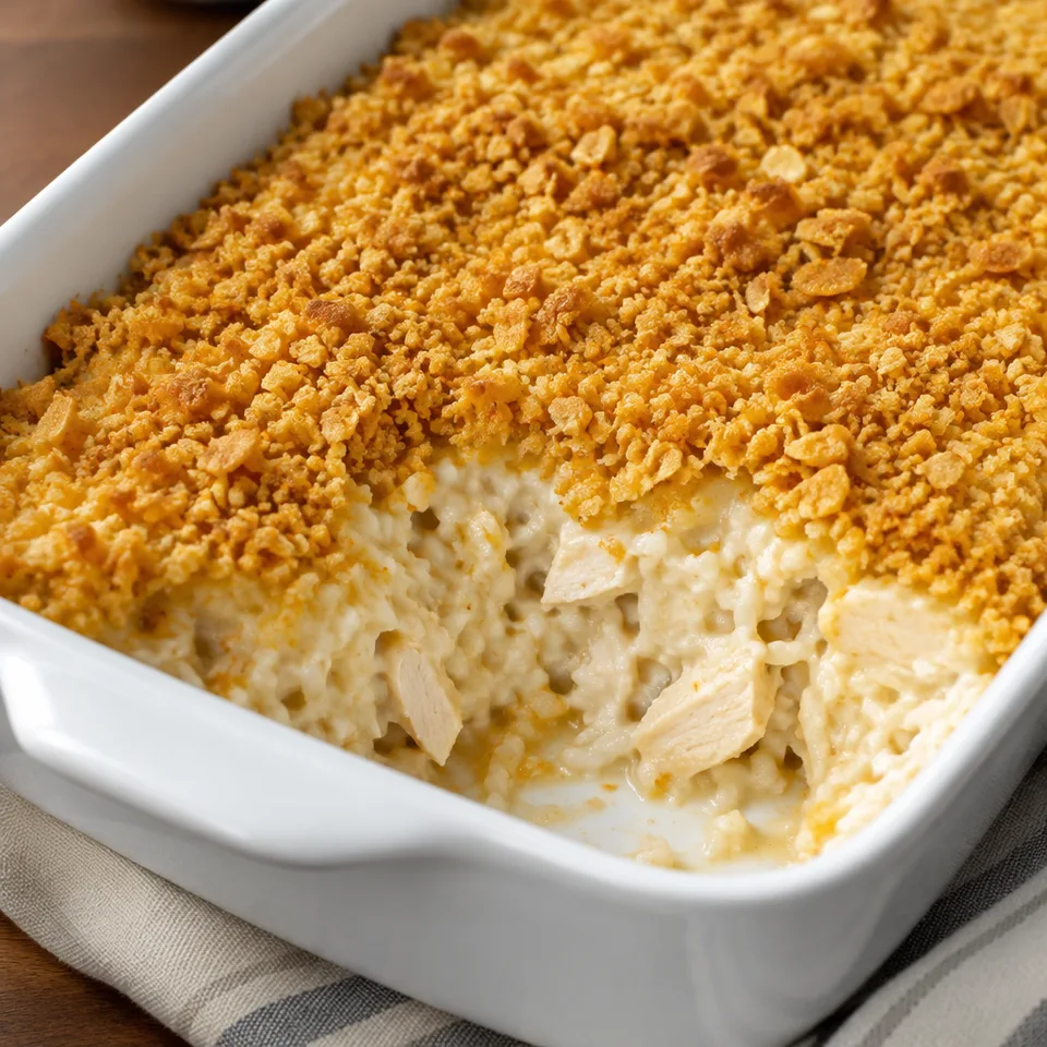 Creamy Chicken Rice Casserole — serving inspiration