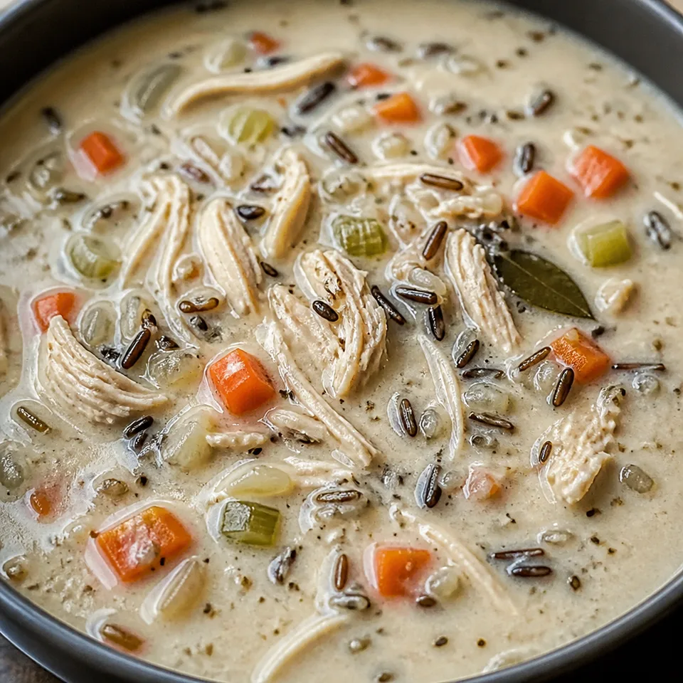 Creamy Chicken Wild Rice Soup (Slow Cooker) — serving inspiration