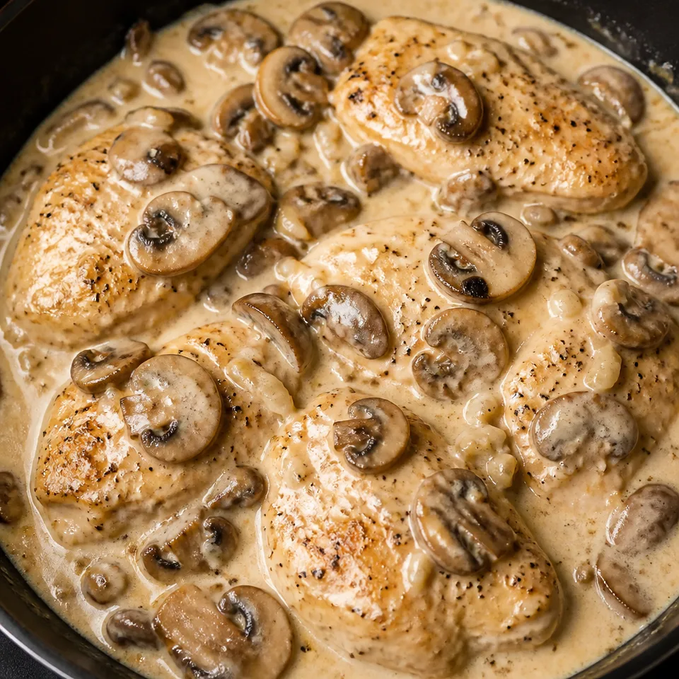 Creamy Garlic Mushroom Chicken — serving inspiration