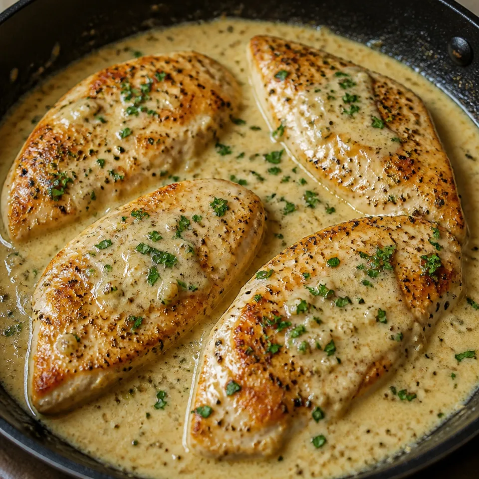 Creamy Garlic Parmesan Chicken — serving inspiration