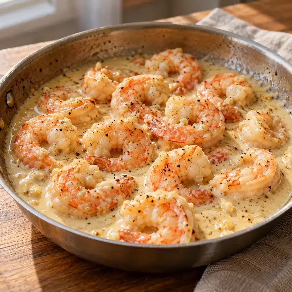 Creamy Garlic Shrimp — serving inspiration