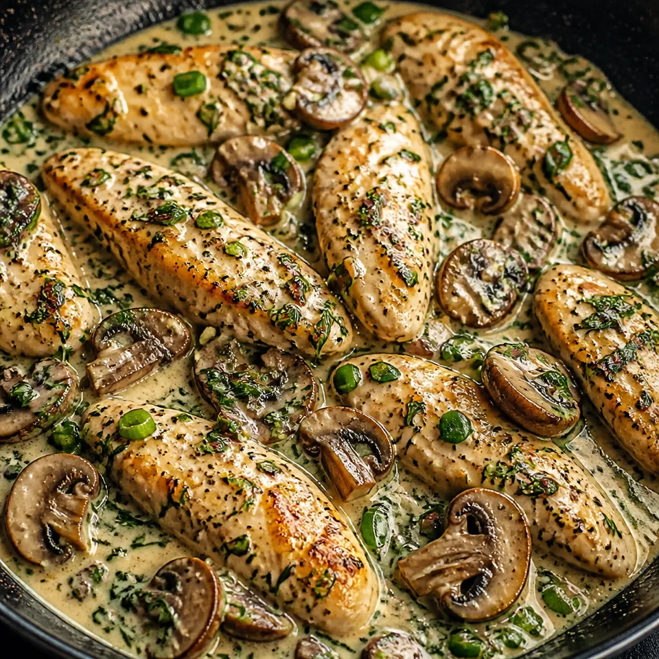 Creamy Herb Mushroom Chicken — serving inspiration