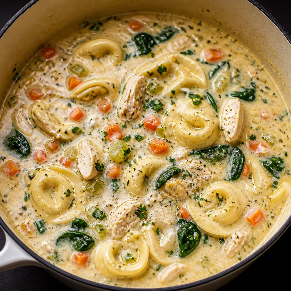 Creamy Lemon Chicken Tortellini Soup — serving inspiration