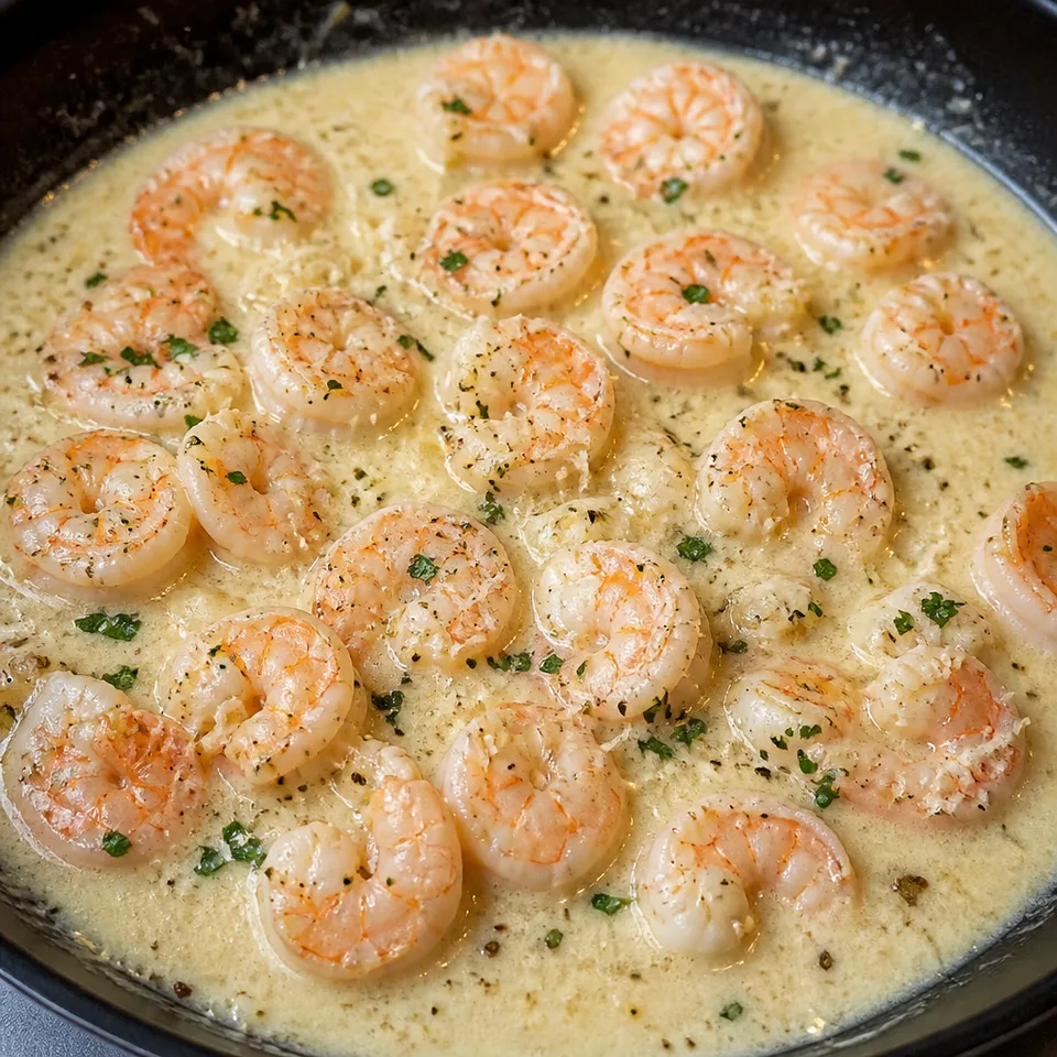 Creamy Lemon Garlic Parmesan Shrimp — serving inspiration