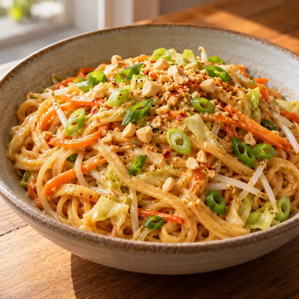 Creamy Peanut Noodles — serving inspiration