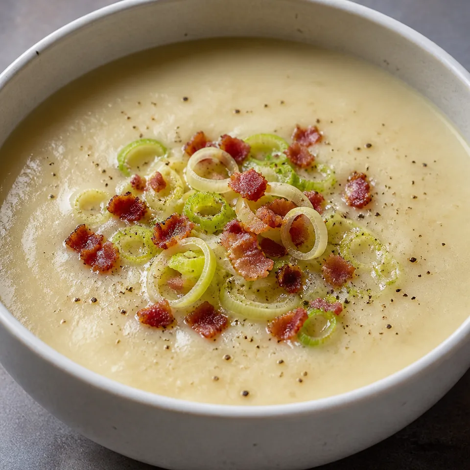 Creamy Potato and Leek Soup — serving inspiration