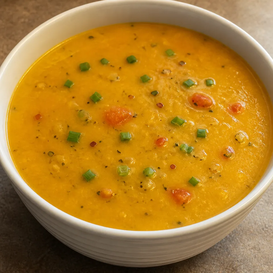 Creamy Pumpkin Soup — serving inspiration