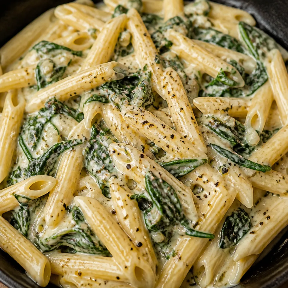 Creamy Spinach Pasta — serving inspiration