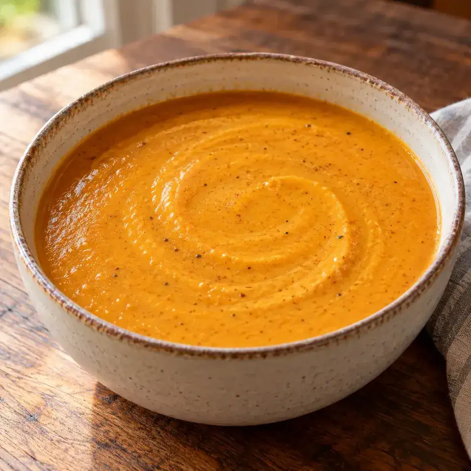 Creamy Sweet Potato Soup — serving inspiration